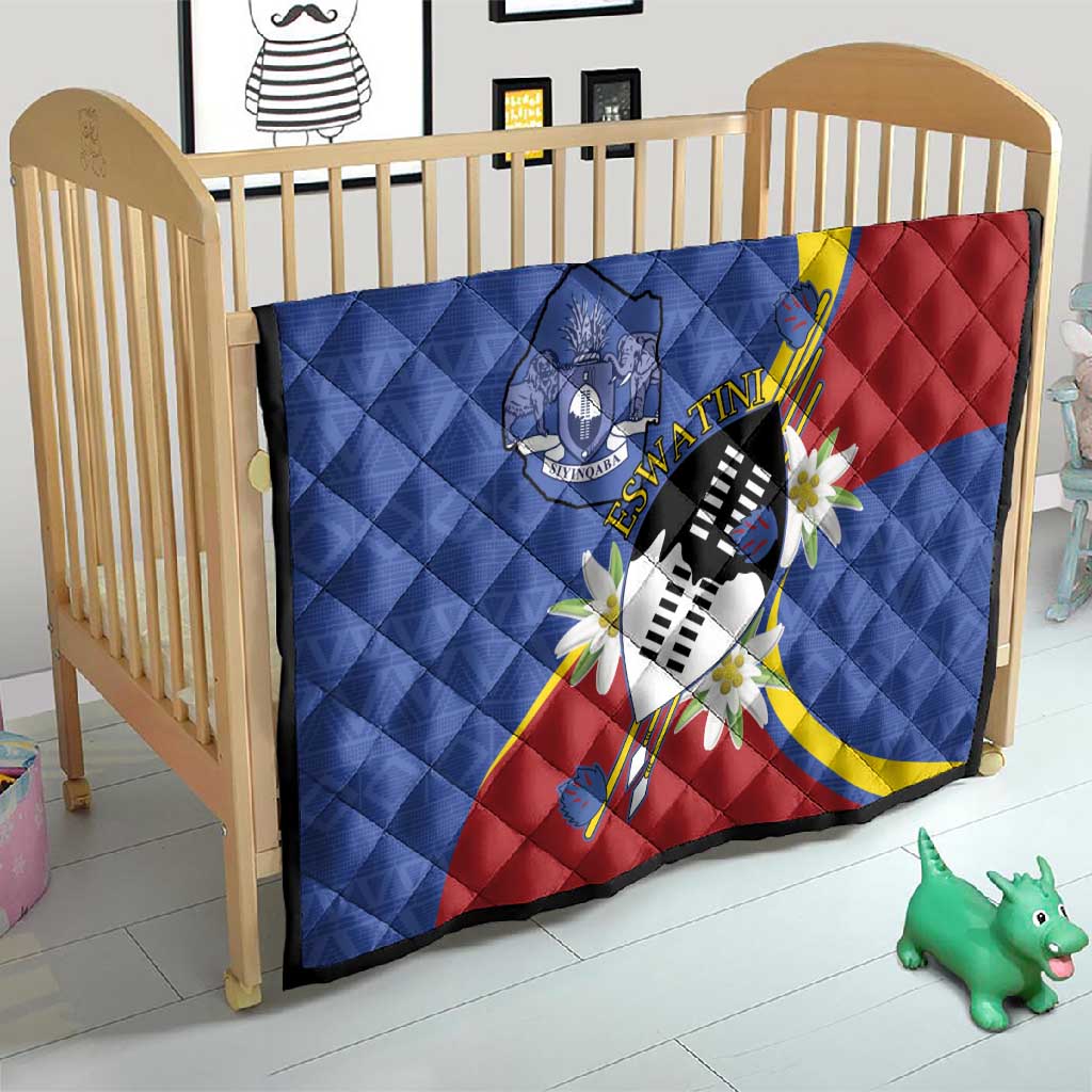Umbuso weSwatini Quilt Nguni Shield Edelweiss Flower LT15