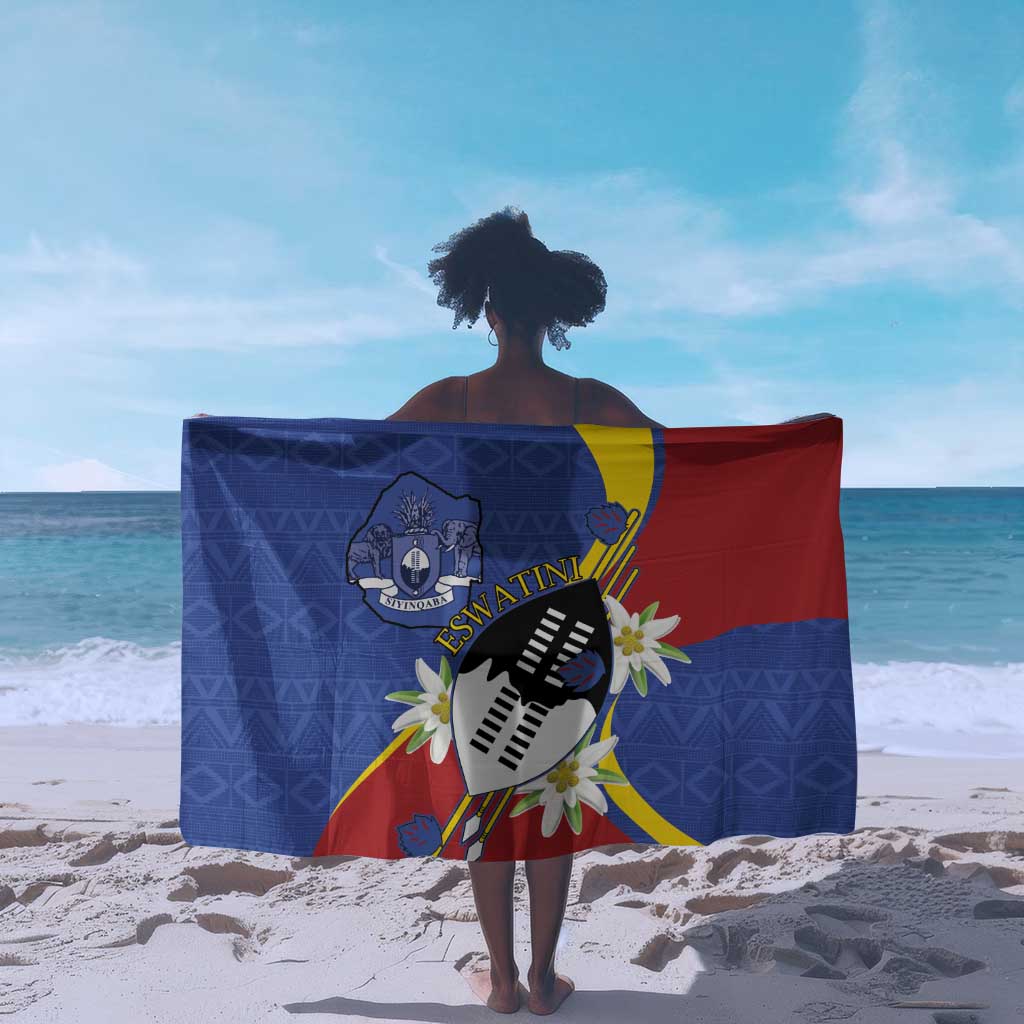 Umbuso weSwatini Sarong Nguni Shield Edelweiss Flower LT15