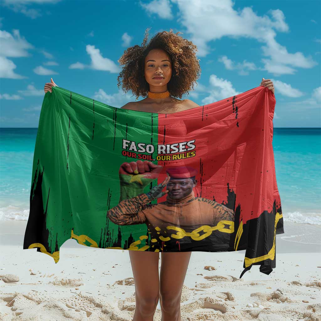 Faso Rises Our Soil Our Rules Sarong Ibrahim Traore Revolutionary Spirit LT15
