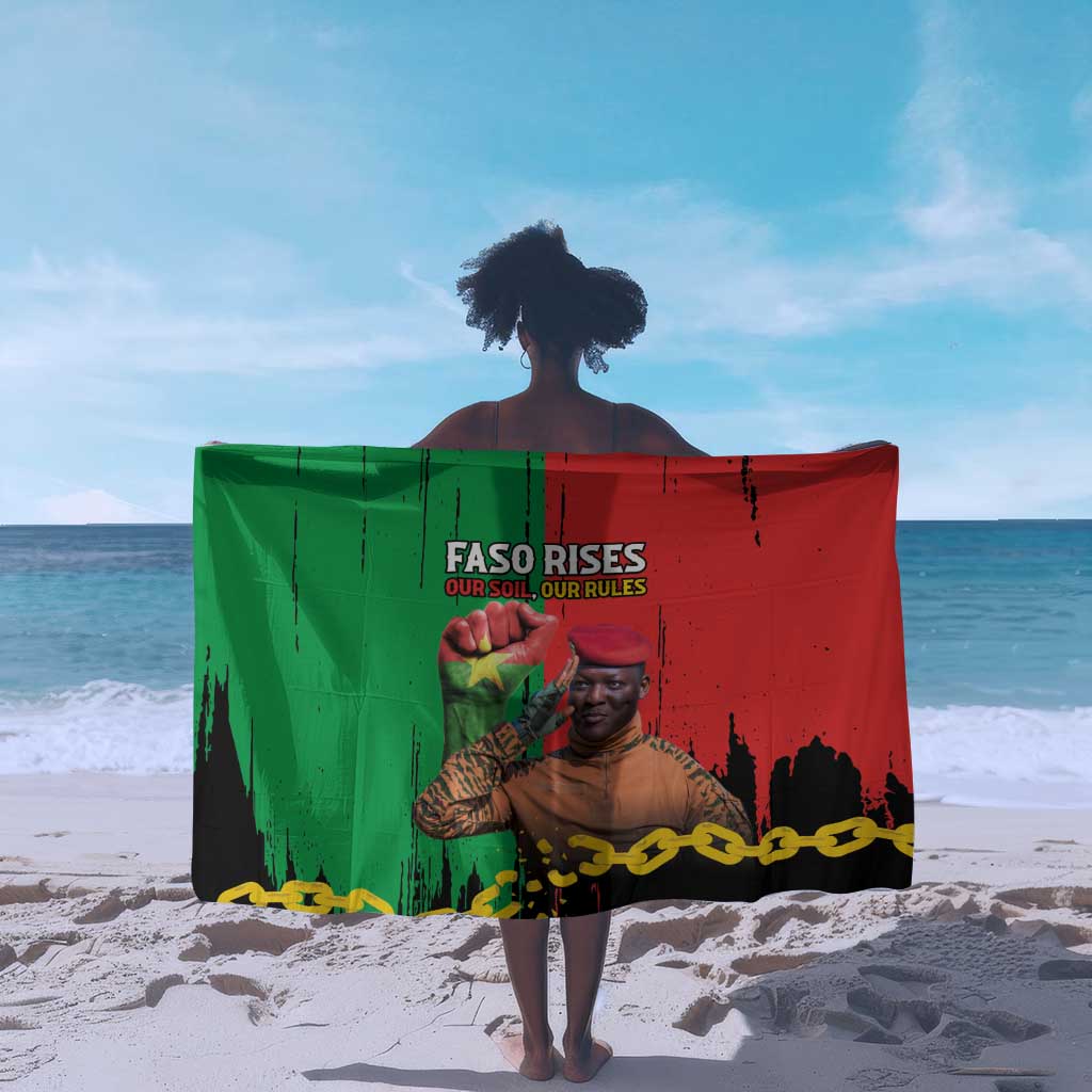 Faso Rises Our Soil Our Rules Sarong Ibrahim Traore Revolutionary Spirit LT15