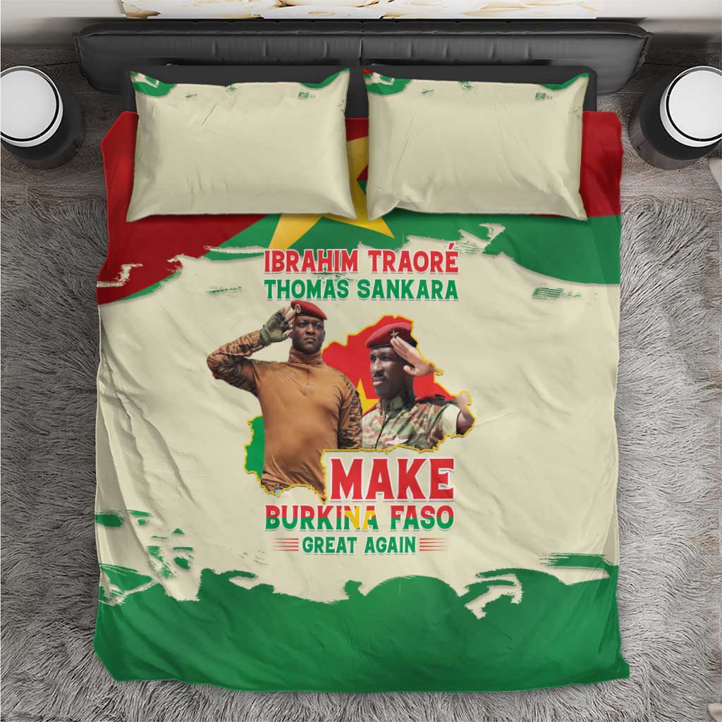 Ibrahim Traore Thomas Sankara Bedding Set Make Burkina Faso Great Again LT15