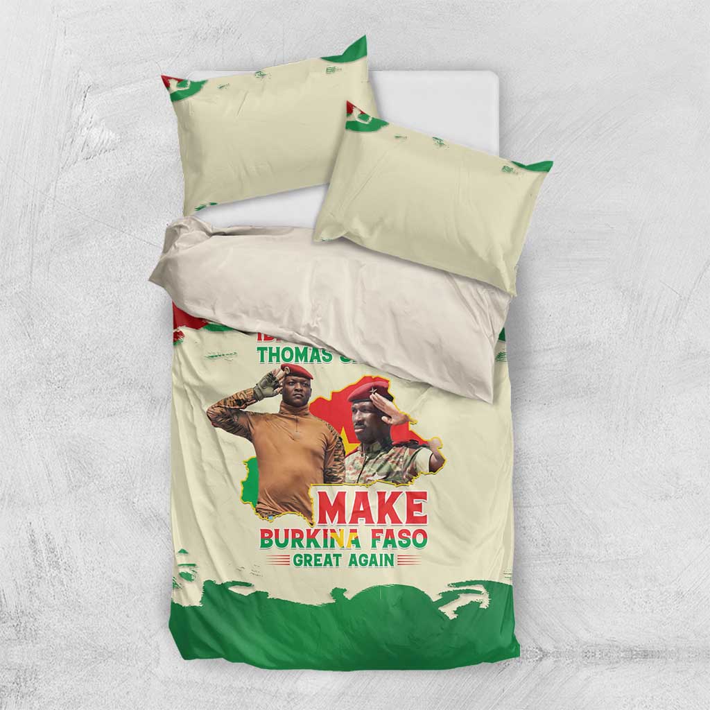 Ibrahim Traore Thomas Sankara Bedding Set Make Burkina Faso Great Again LT15