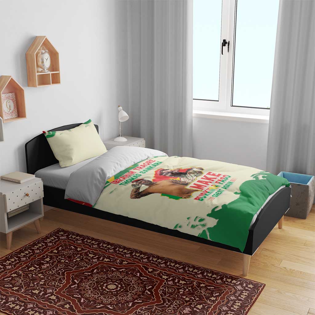 Ibrahim Traore Thomas Sankara Bedding Set Make Burkina Faso Great Again LT15