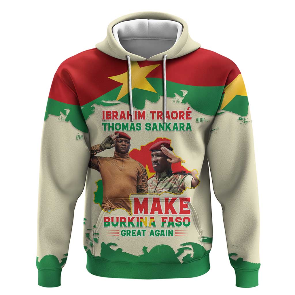 Ibrahim Traore Thomas Sankara Hoodie Make Burkina Faso Great Again LT15