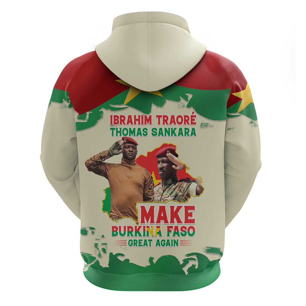 Ibrahim Traore Thomas Sankara Hoodie Make Burkina Faso Great Again LT15