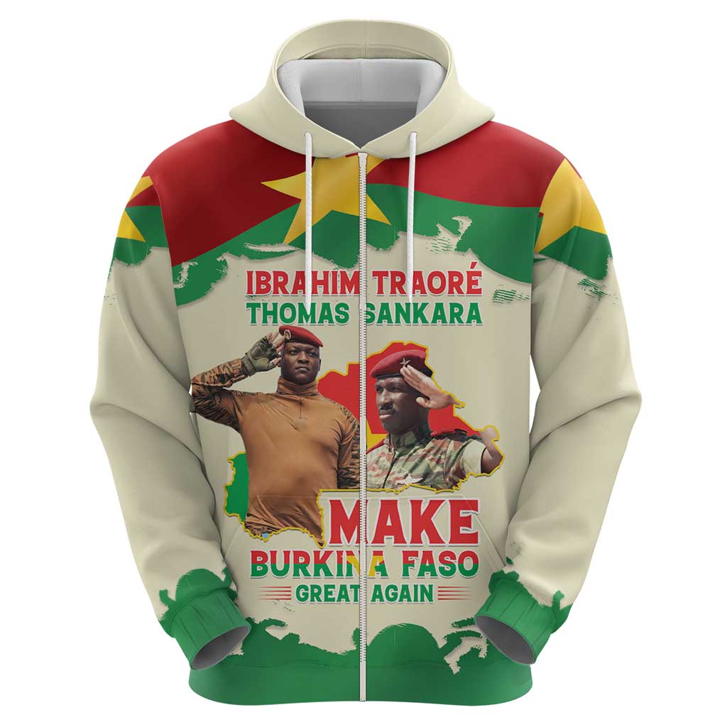 Ibrahim Traore Thomas Sankara Hoodie Make Burkina Faso Great Again LT15