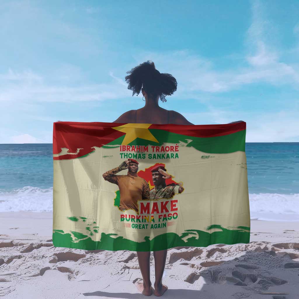 Ibrahim Traore Thomas Sankara Sarong Make Burkina Faso Great Again LT15
