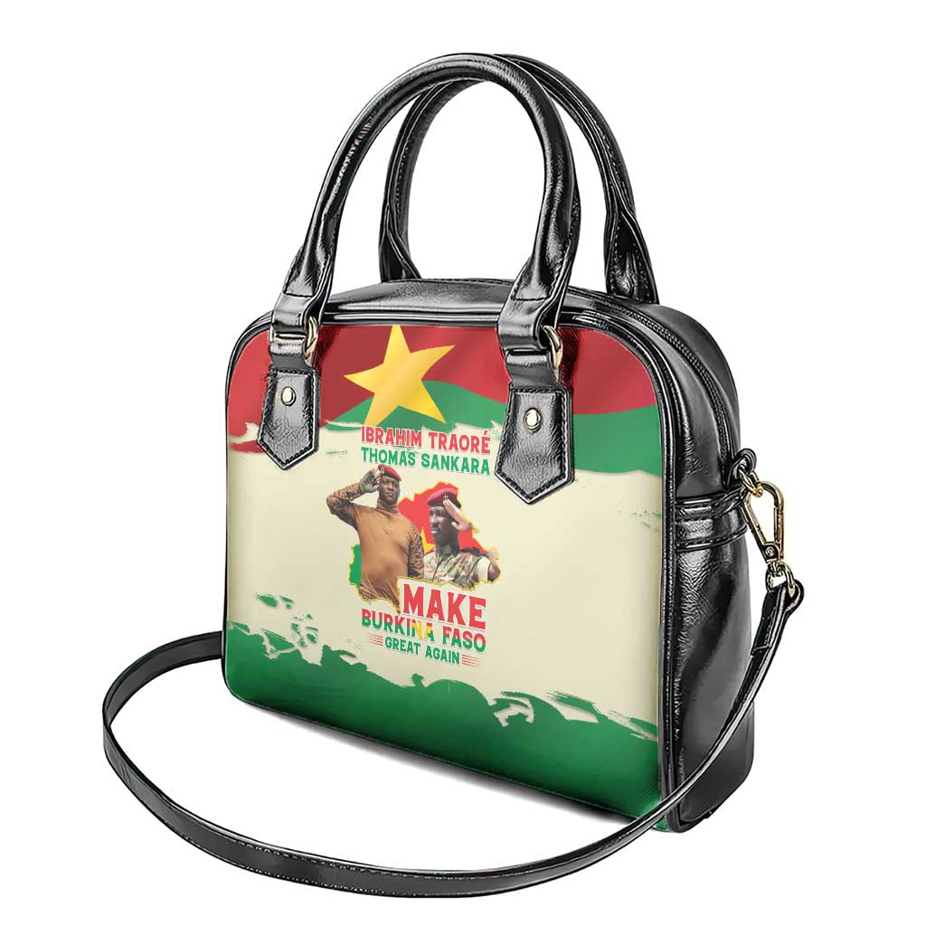 Ibrahim Traore Thomas Sankara Shoulder Handbag Make Burkina Faso Great Again LT15