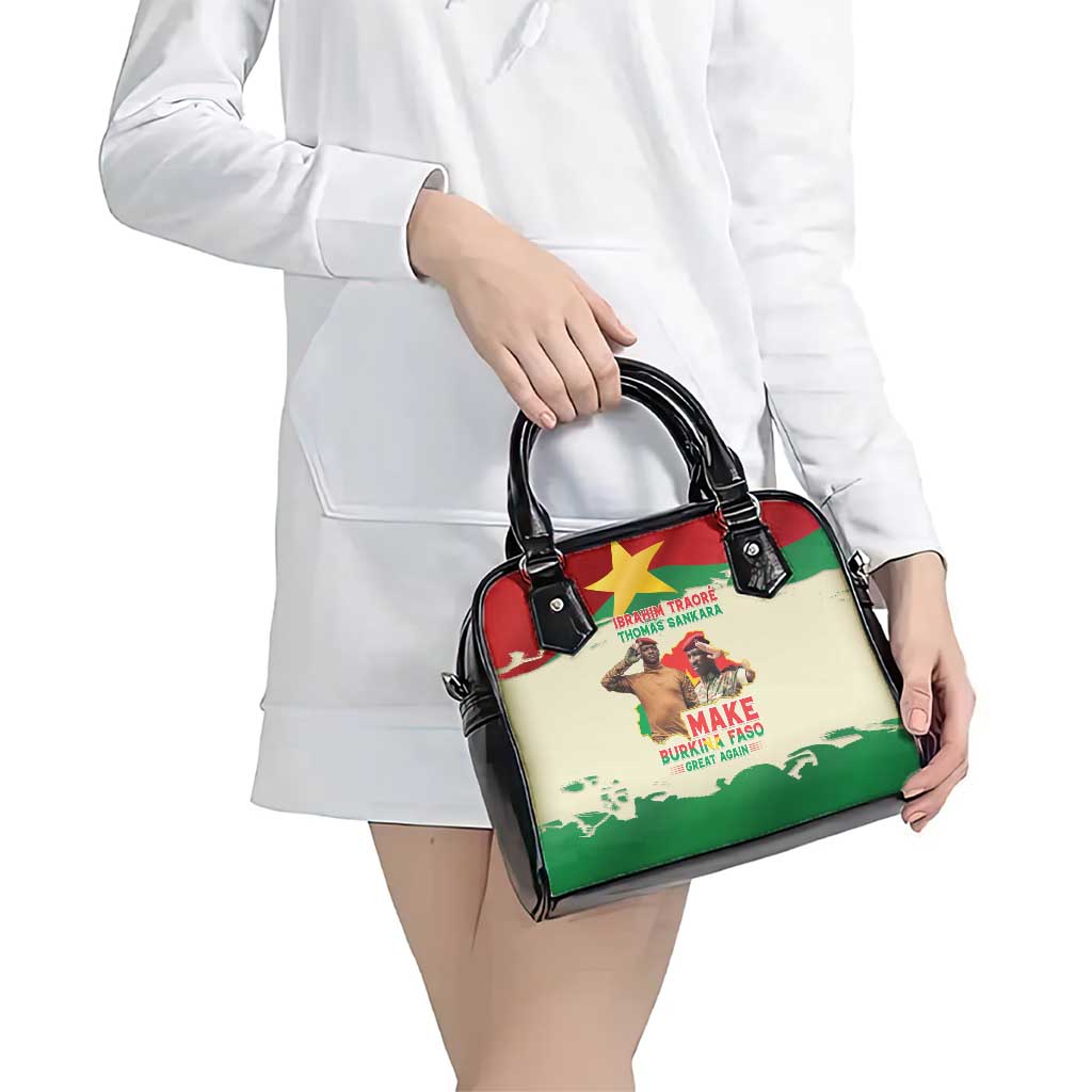 Ibrahim Traore Thomas Sankara Shoulder Handbag Make Burkina Faso Great Again LT15