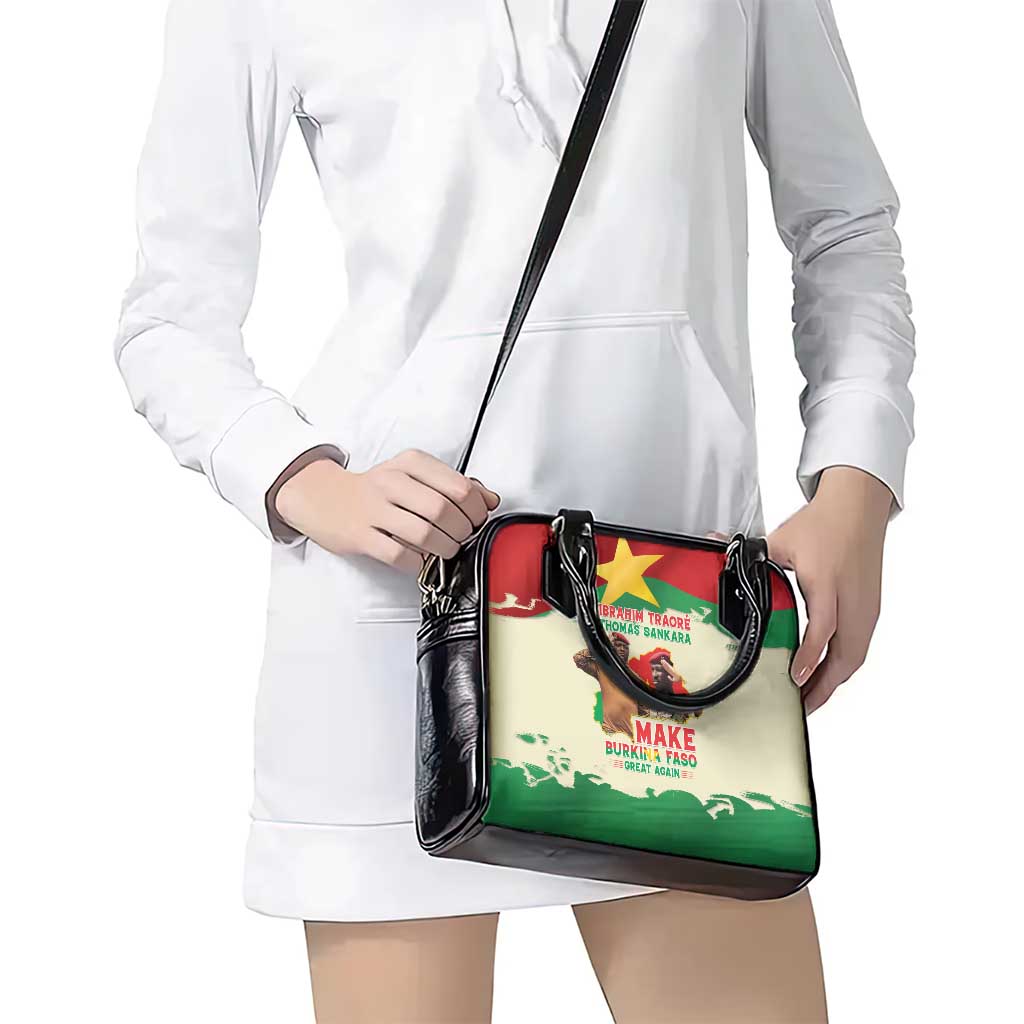 Ibrahim Traore Thomas Sankara Shoulder Handbag Make Burkina Faso Great Again LT15