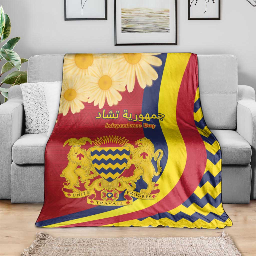 Afro Chad Blanket Happy 65th of Independence LT15