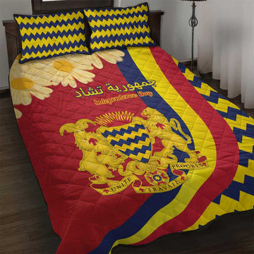 Afro Chad Quilt Bed Set Happy 65th of Independence LT15