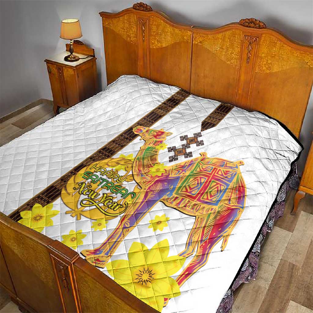 Melkam Enkutatash Eritrean Quilt Camel With Habesha Tilet Pattern LT15