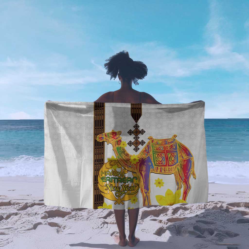 Melkam Enkutatash Eritrean Sarong Camel With Habesha Tilet Pattern LT15