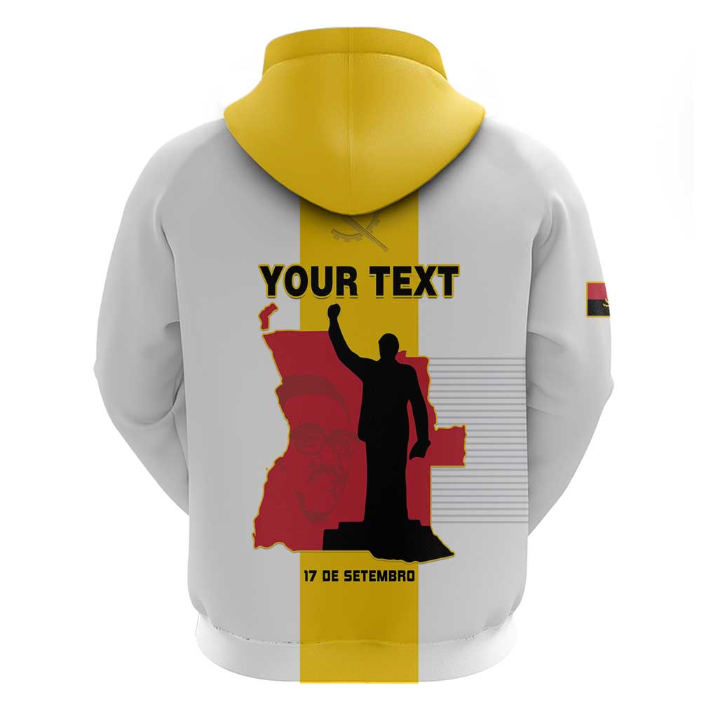 Personalized Angola National Heroes Day Hoodie Agostinho Neto With Map LT15