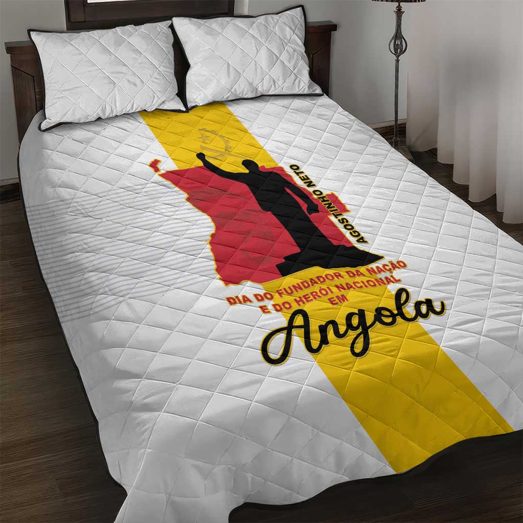 Dia dos Herois Nacionais de Angola Quilt Bed Set 17 de Setembro LT15