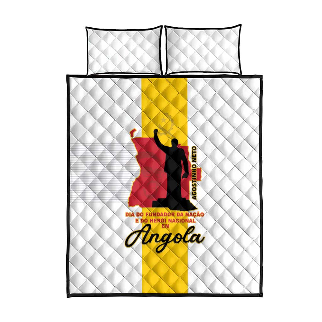 Dia dos Herois Nacionais de Angola Quilt Bed Set 17 de Setembro LT15