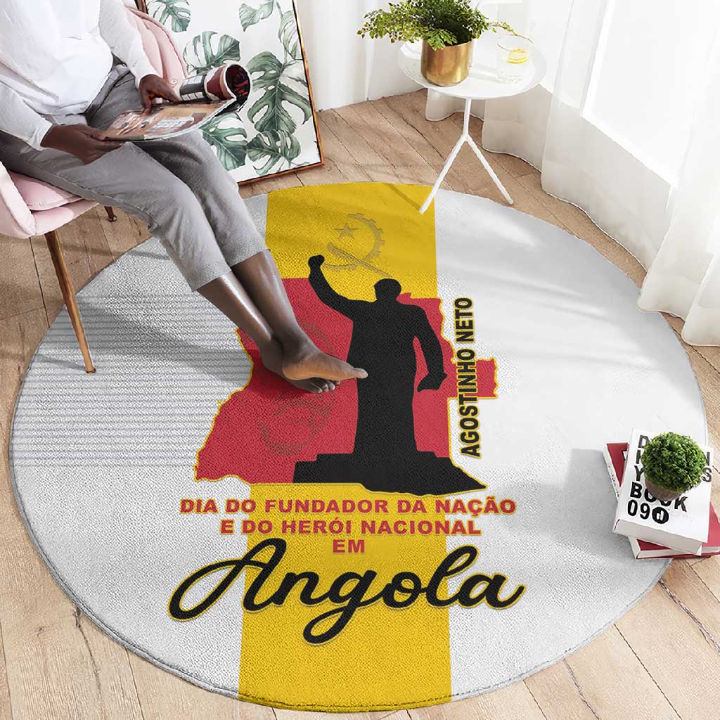 Dia dos Herois Nacionais de Angola Round Carpet 17 de Setembro LT15