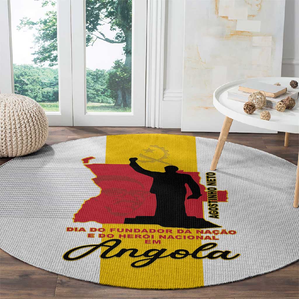 Dia dos Herois Nacionais de Angola Round Carpet 17 de Setembro LT15