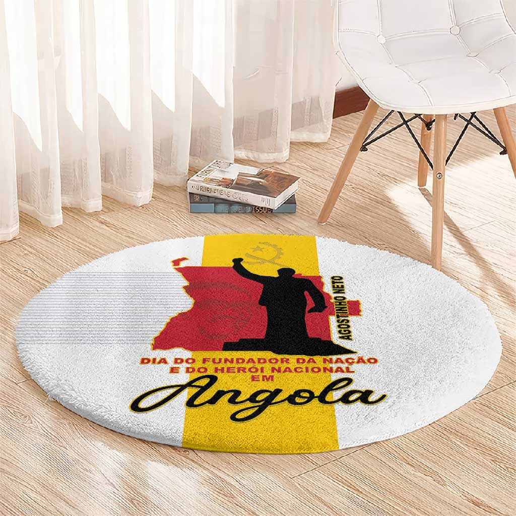 Dia dos Herois Nacionais de Angola Round Carpet 17 de Setembro LT15