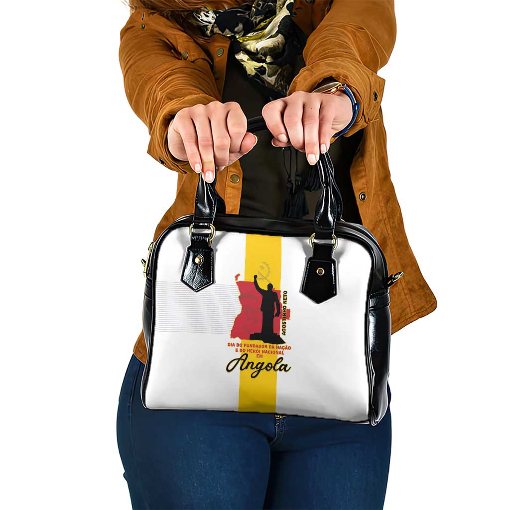 Angola National Heroes Day Shoulder Handbag Agostinho Neto With Map LT15
