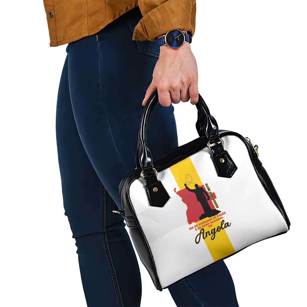 Angola National Heroes Day Shoulder Handbag Agostinho Neto With Map LT15