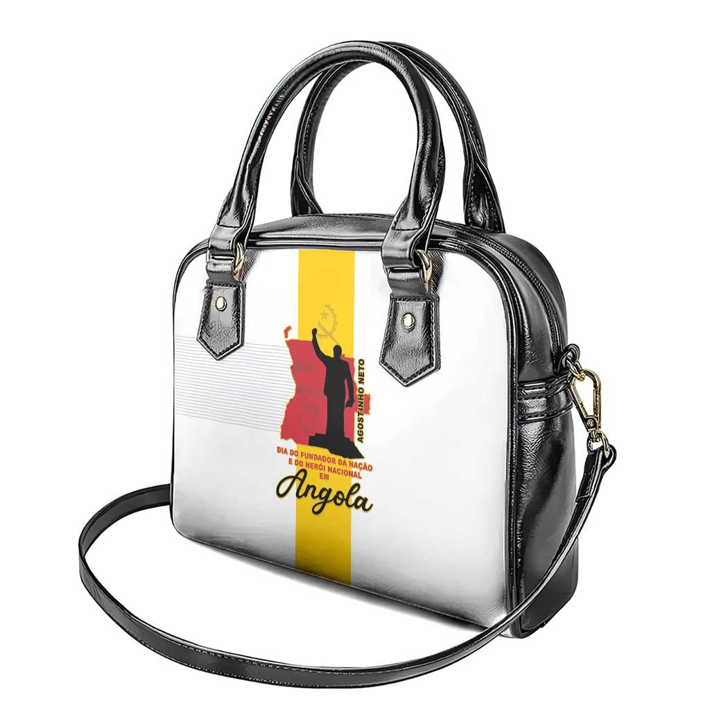 Angola National Heroes Day Shoulder Handbag Agostinho Neto With Map LT15
