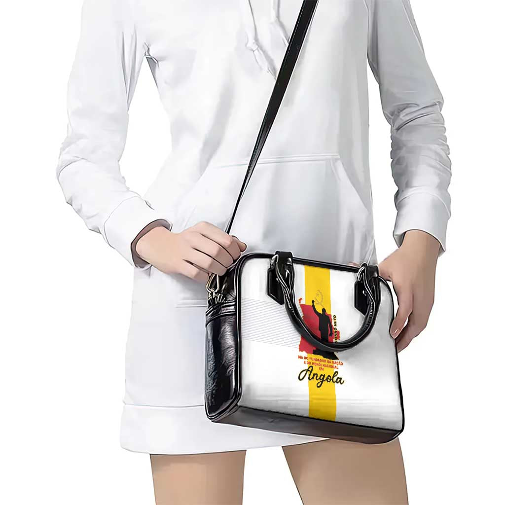 Angola National Heroes Day Shoulder Handbag Agostinho Neto With Map LT15