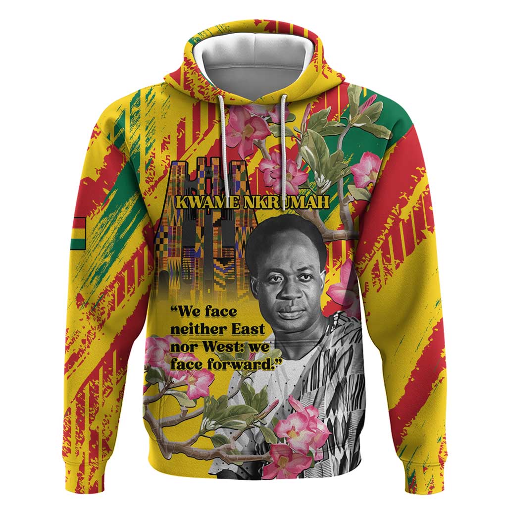 Personalized Ghana Kwame Nkrumah Memorial Day Hoodie With Mausoleum LT15