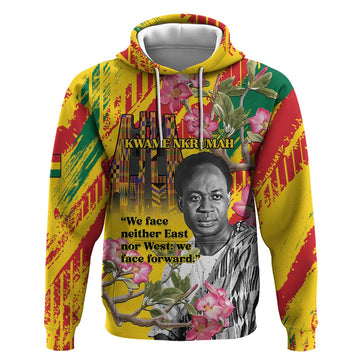 Personalized Ghana Kwame Nkrumah Memorial Day Hoodie With Mausoleum LT15