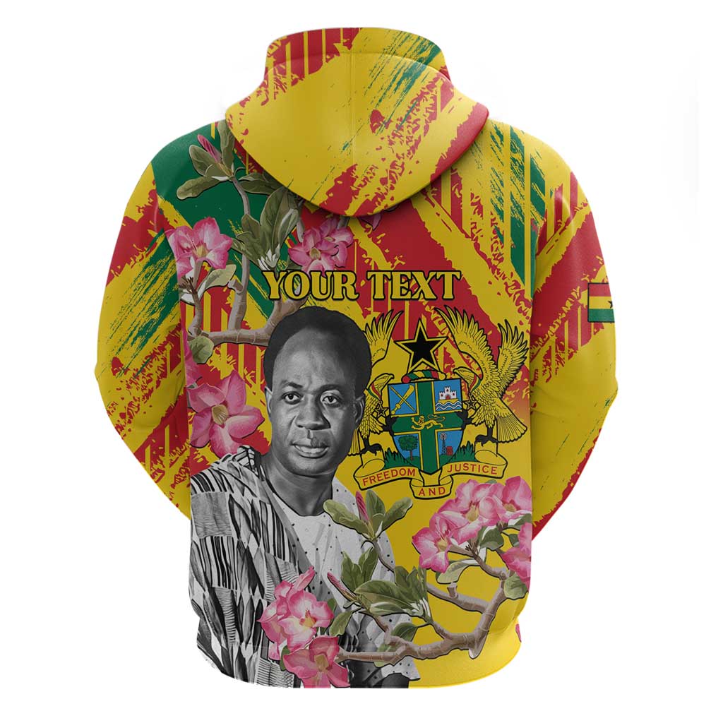 Personalized Ghana Kwame Nkrumah Memorial Day Hoodie With Mausoleum LT15