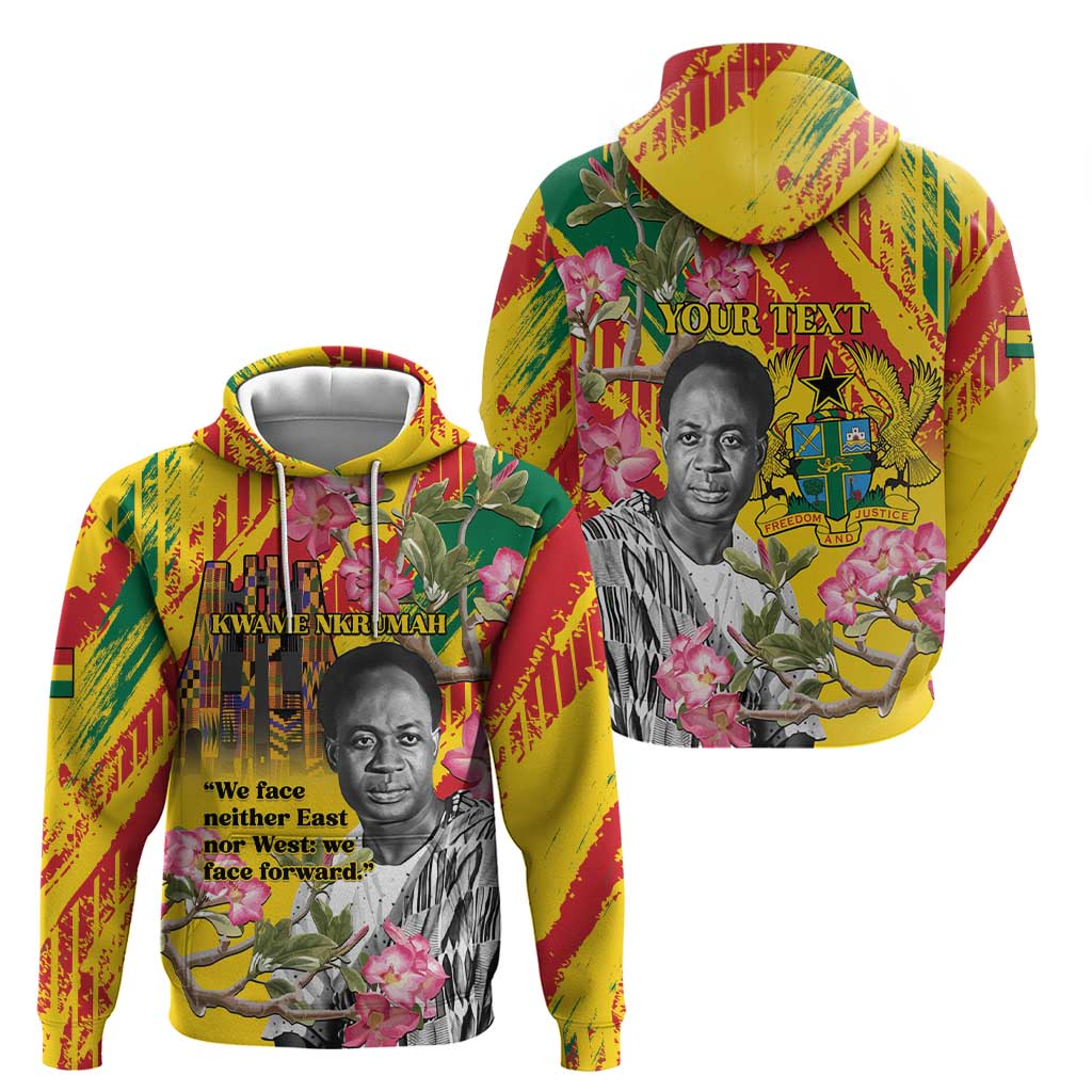 Personalized Ghana Kwame Nkrumah Memorial Day Hoodie With Mausoleum LT15