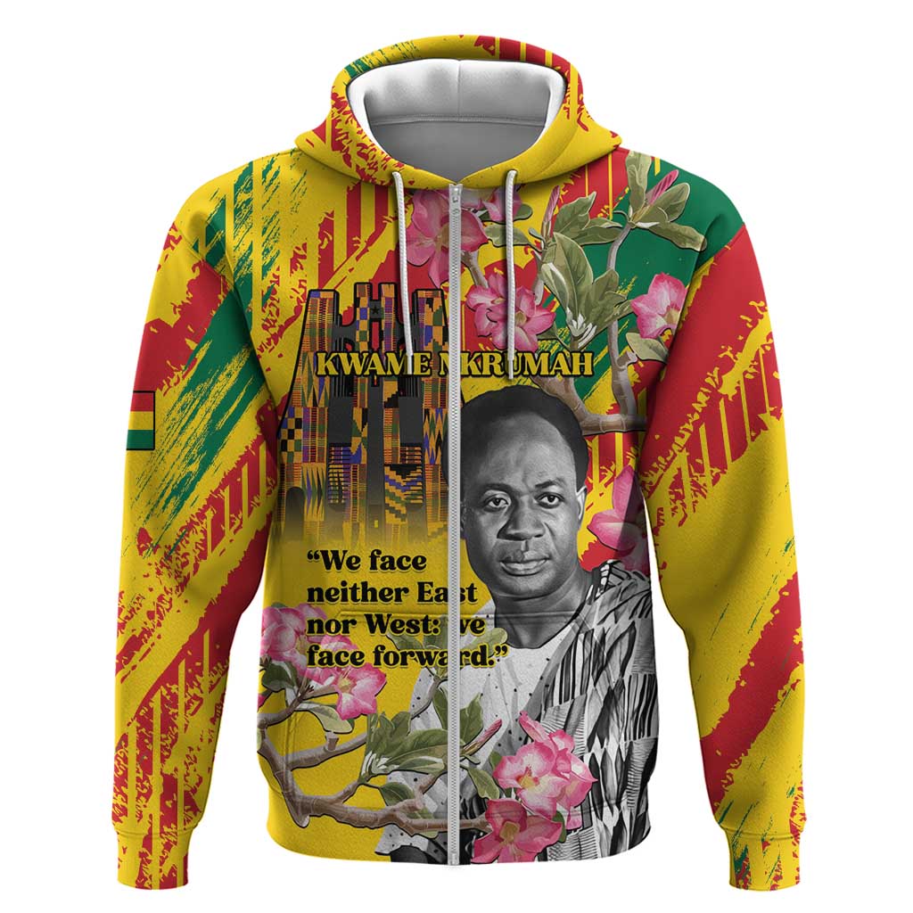 Personalized Ghana Kwame Nkrumah Memorial Day Hoodie With Mausoleum LT15