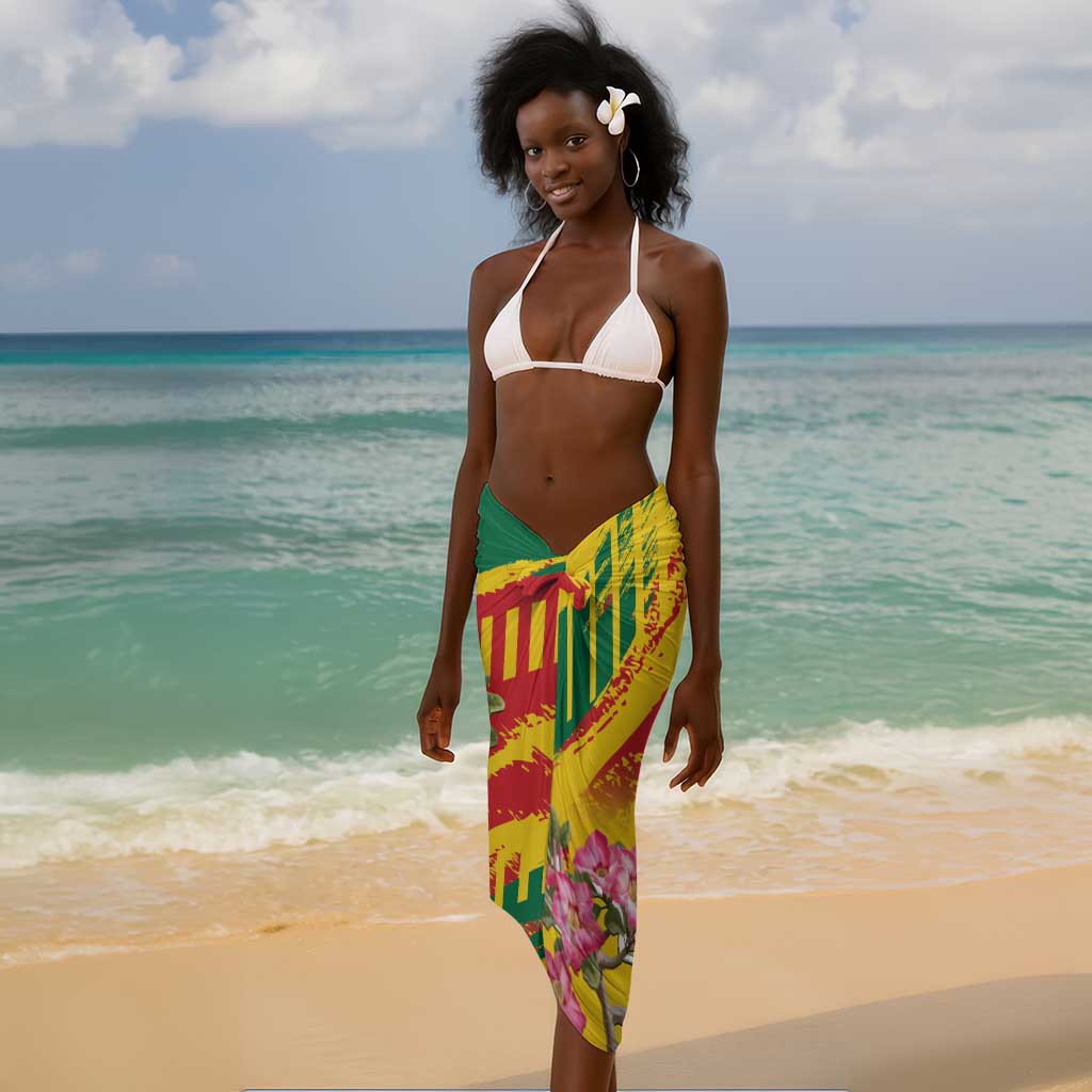 Personalized Ghana Kwame Nkrumah Memorial Day Sarong Mausoleum Impala Lily LT15