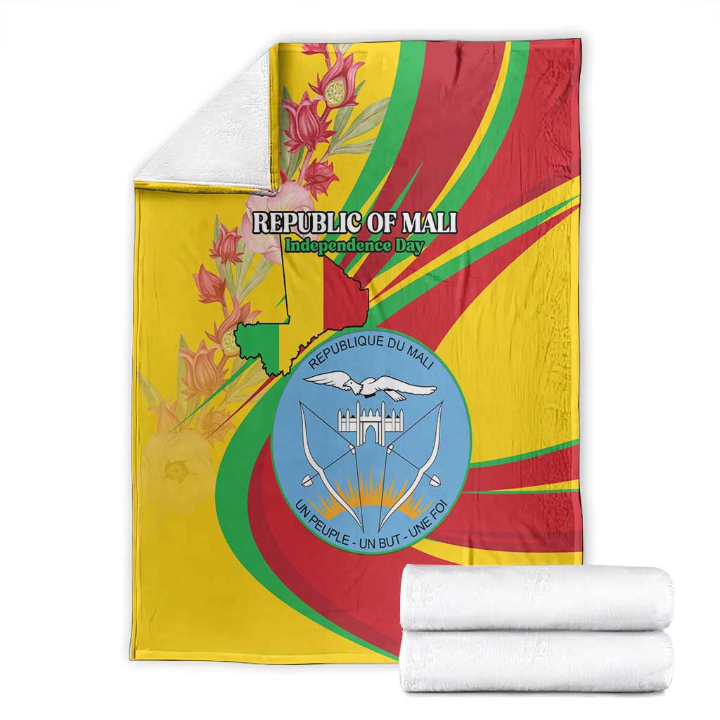 Afro Mali Blanket Happy 65th Anniversary Independence LT15