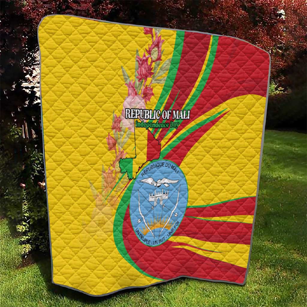 Afro Mali Quilt Happy 65th Anniversary Independence LT15