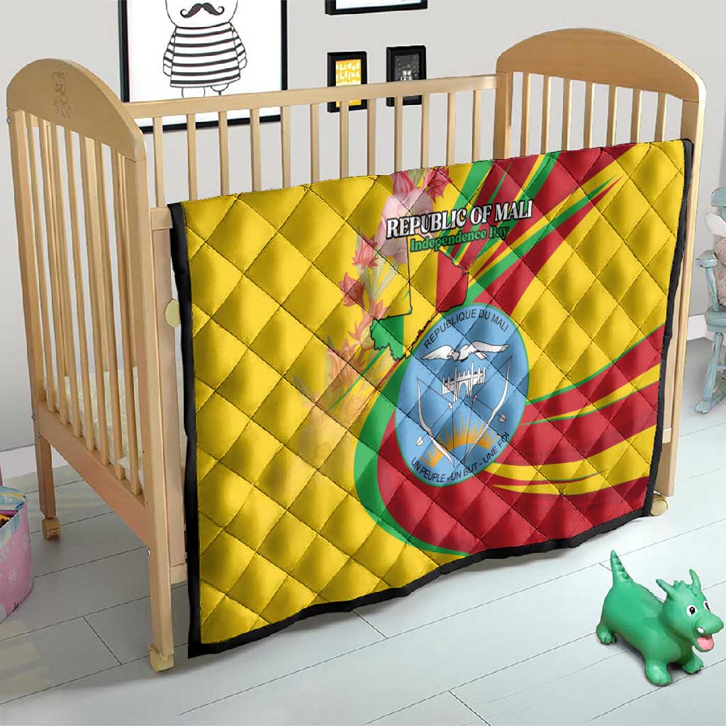 Afro Mali Quilt Happy 65th Anniversary Independence LT15
