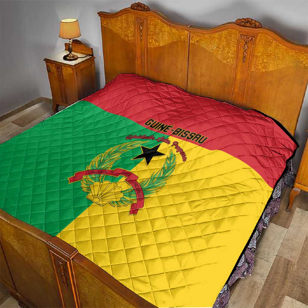 Guinea-Bissau Quilt Basic Flag Style LT15