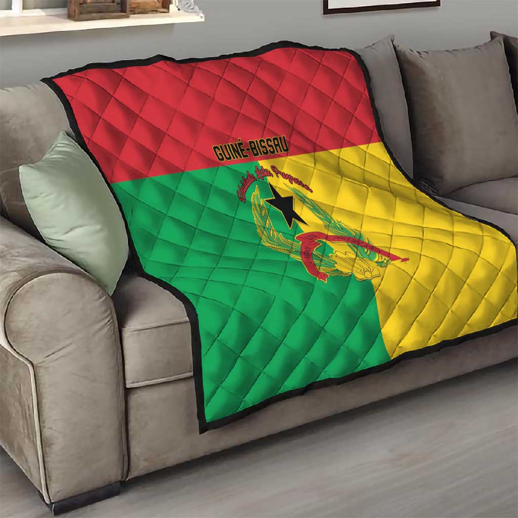 Guinea-Bissau Quilt Basic Flag Style LT15
