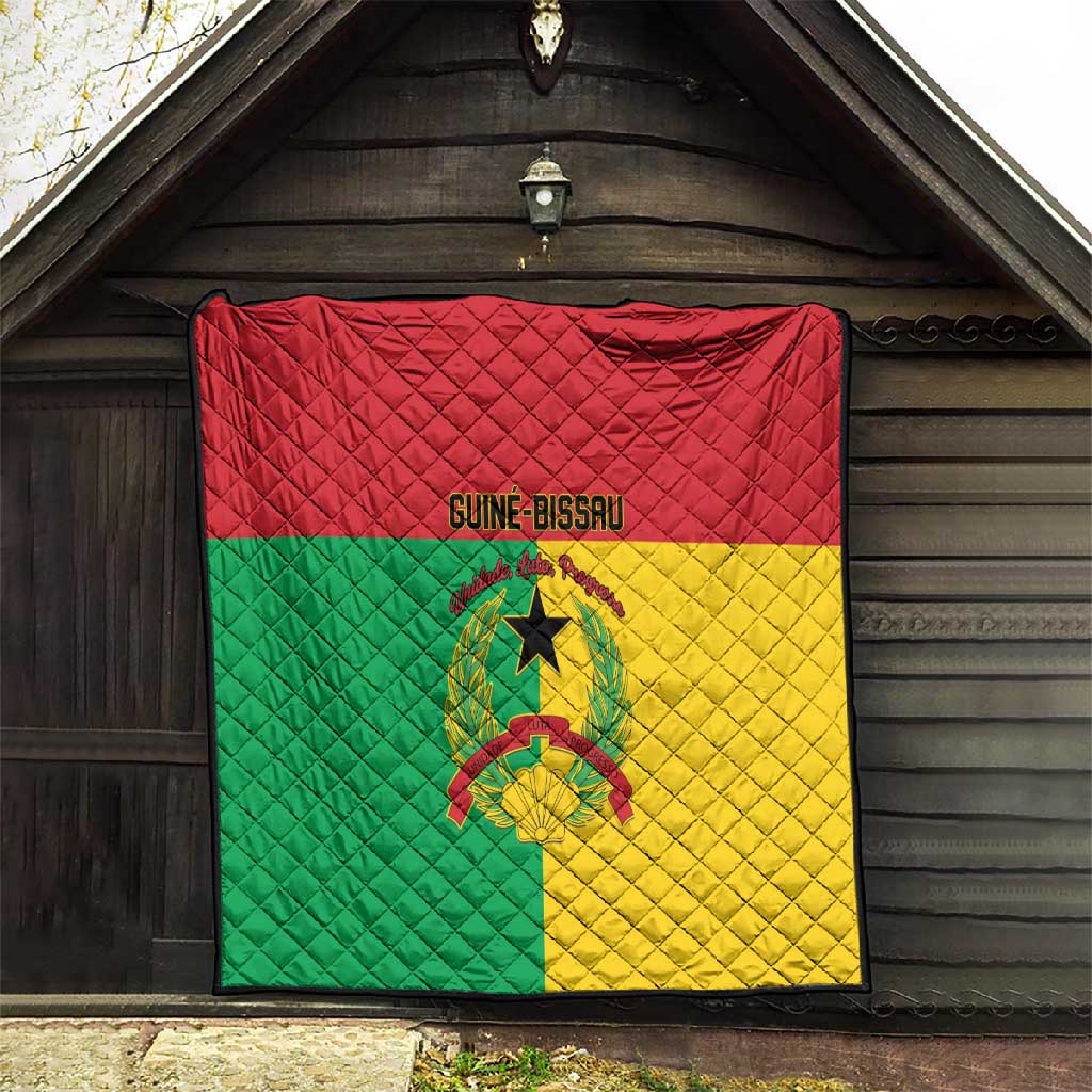 Guinea-Bissau Quilt Basic Flag Style LT15