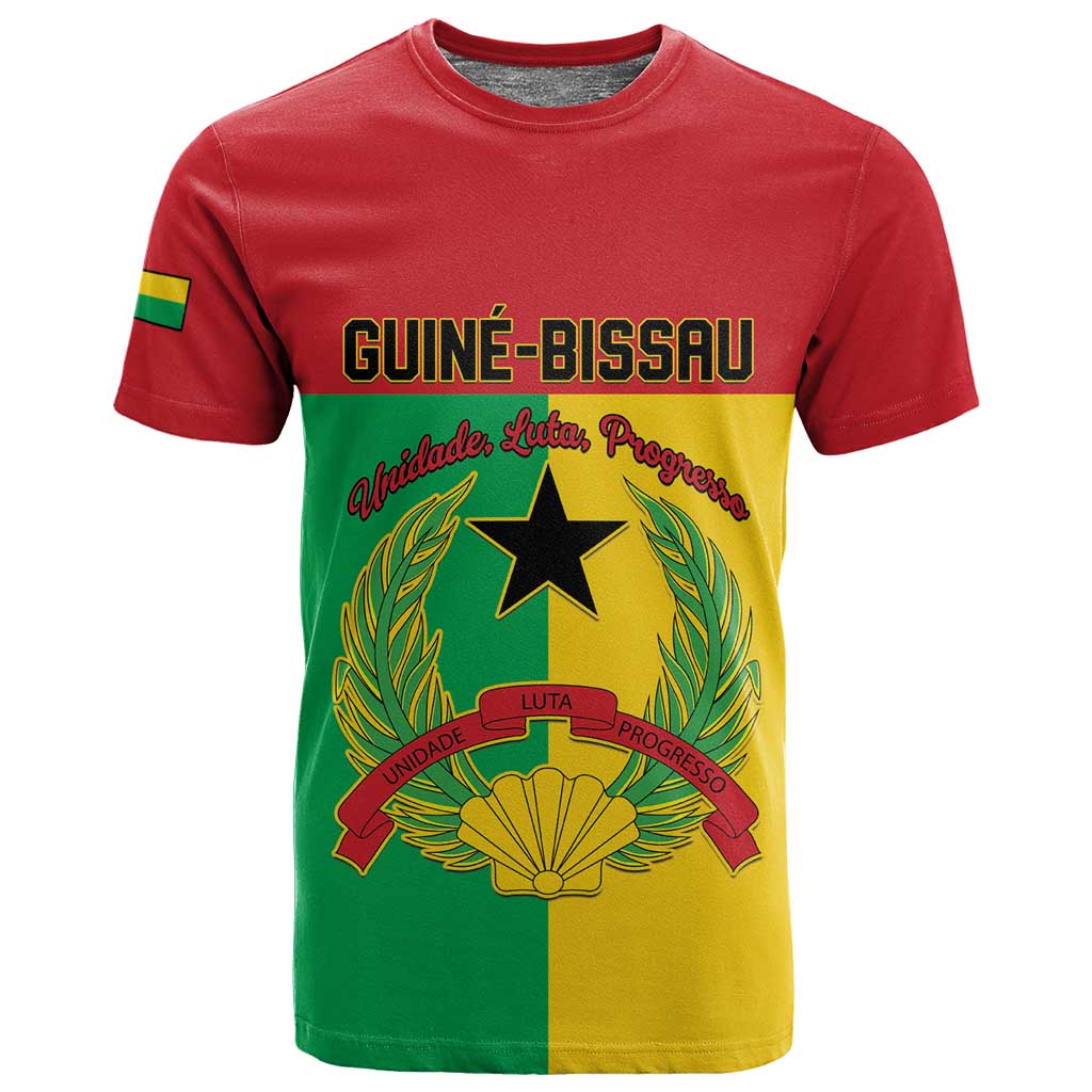 Personalized Guinea-Bissau T shirt Basic Flag Style LT15