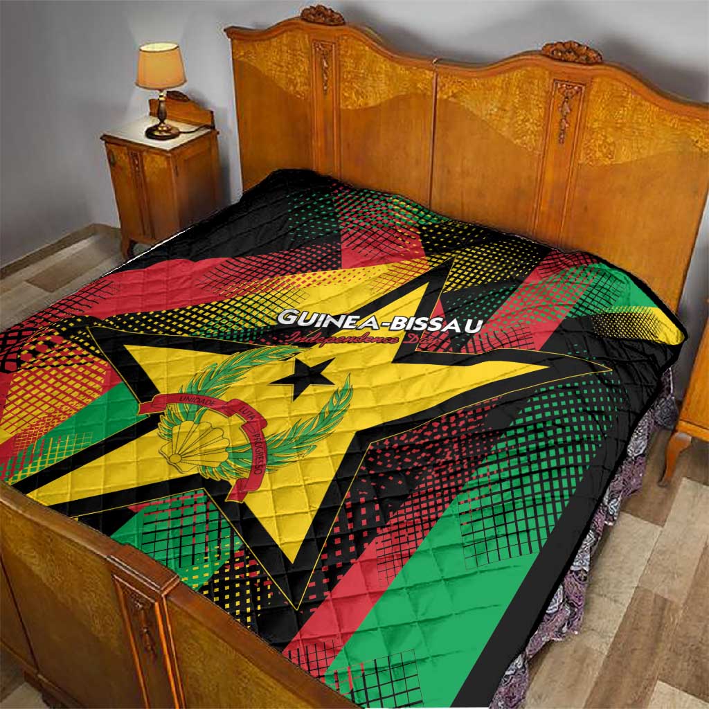 Happy Guinea-Bissau Quilt Independence Day LT15