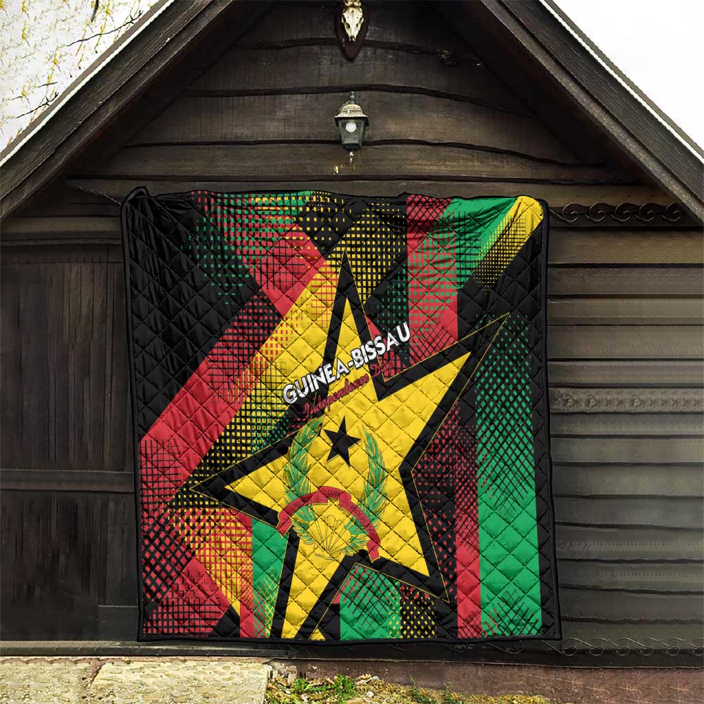 Happy Guinea-Bissau Quilt Independence Day LT15