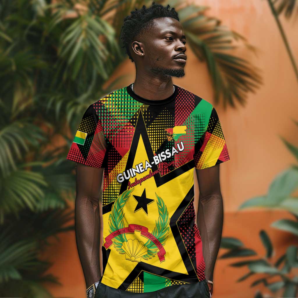 Personalized Happy Guinea-Bissau T shirt Independence Day LT15