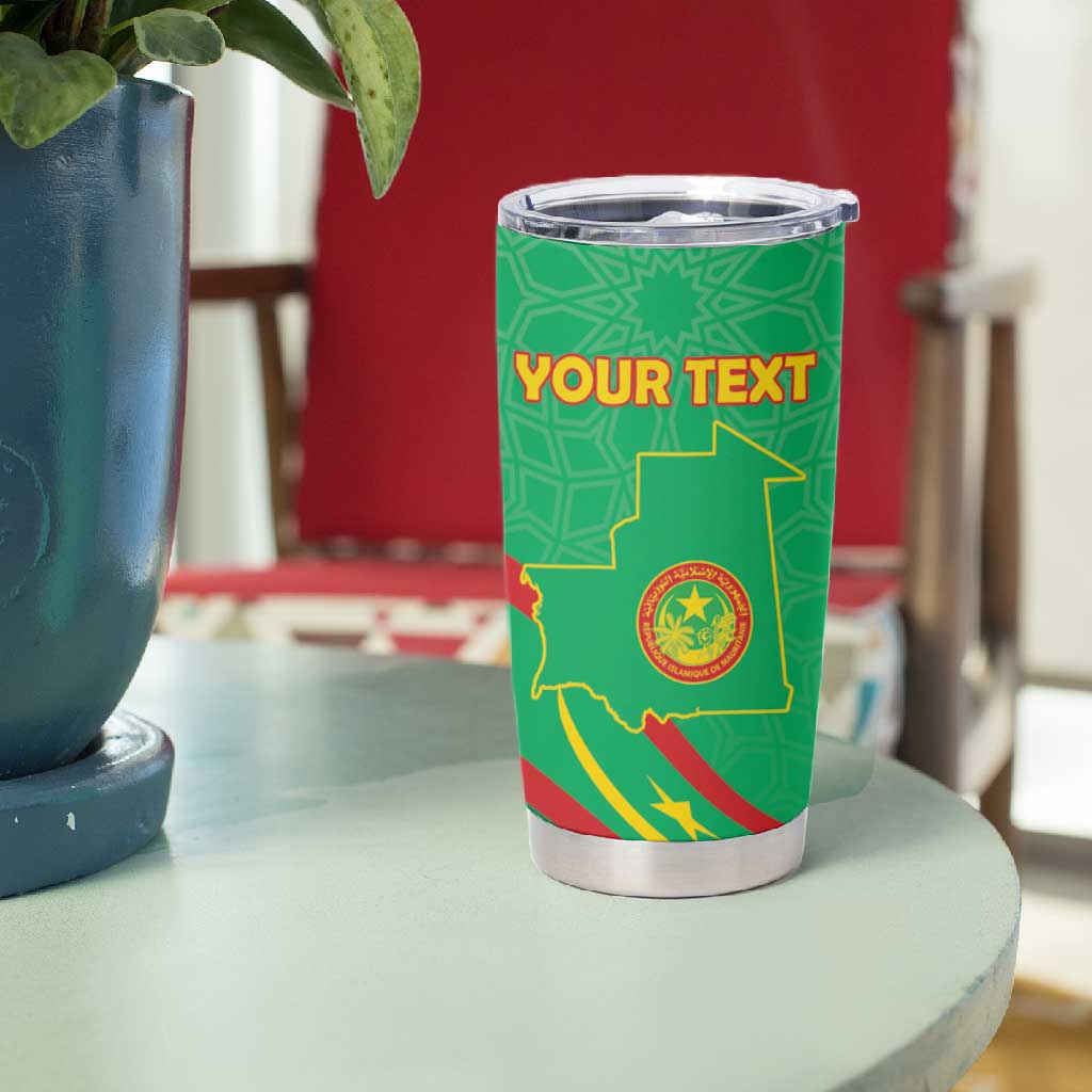 Mauritania Personalized Tumbler Cup Happy Independence Day LT15