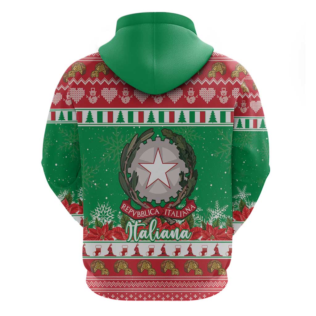 Italy Christmas Hoodie Coat Of Arms Buon Natale LT15