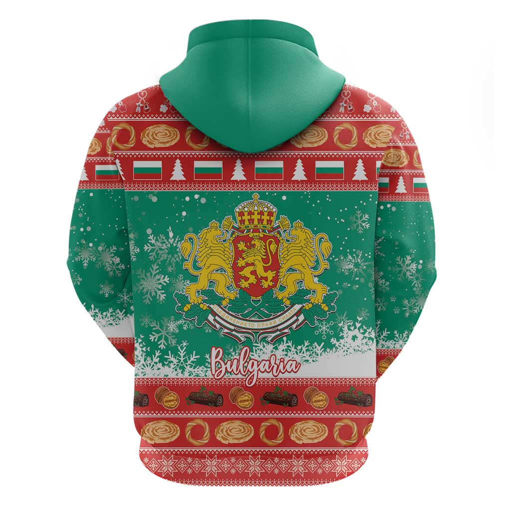 Bulgaria Christmas Hoodie Coat Of Arms Vesela Koleda LT15