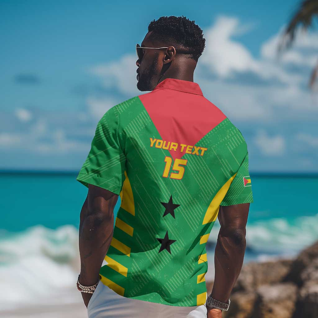 Sao Tome and Principe Football Custom Hawaiian Shirt Sporty Style - Green Color LT15