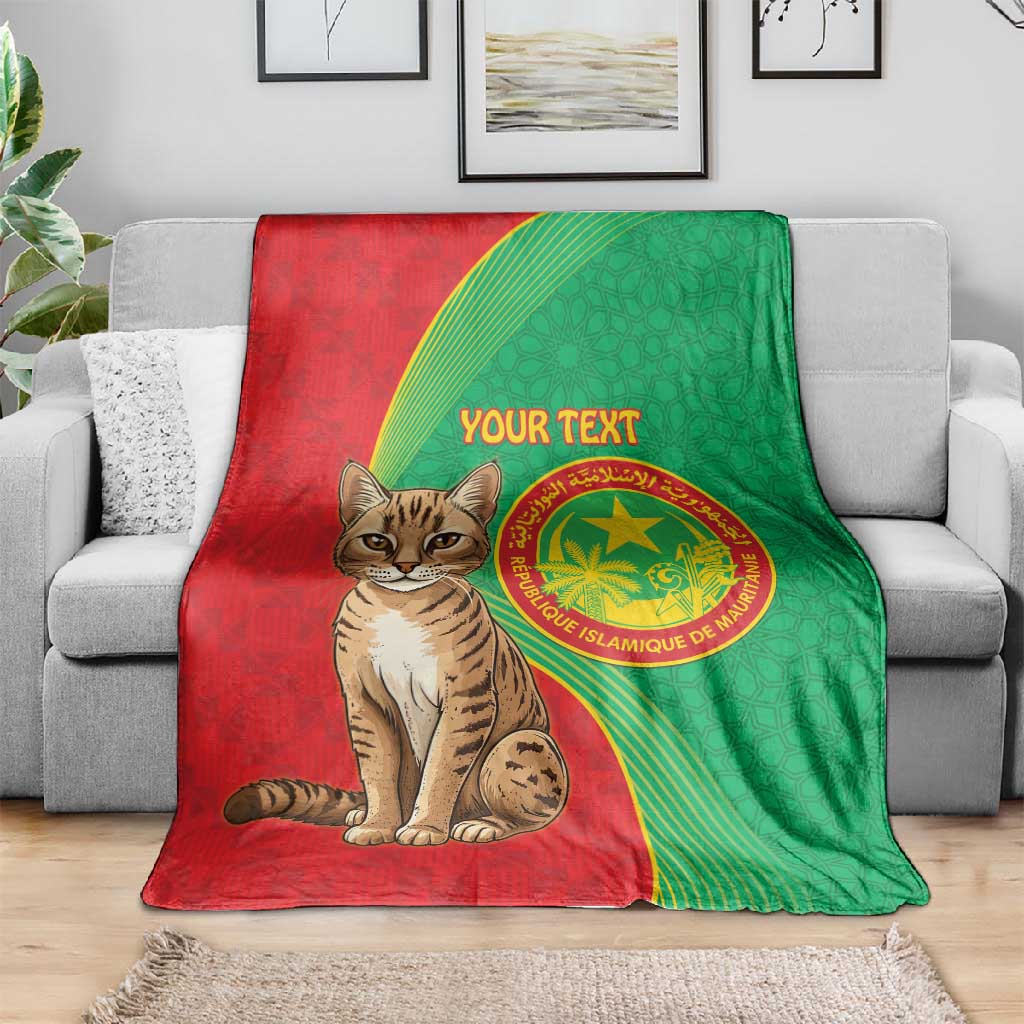 Personalized Mauritania Blanket Felis Lybica - Islamic Mix African Pattern LT15
