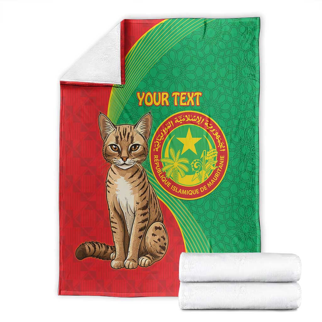 Personalized Mauritania Blanket Felis Lybica - Islamic Mix African Pattern LT15